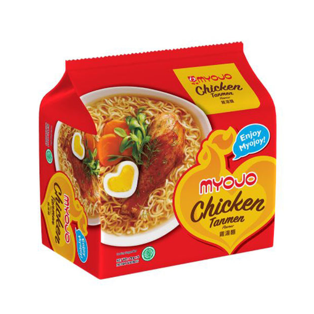 Myojo Instant Noodles - Chicken Tanmen 5 x 79g